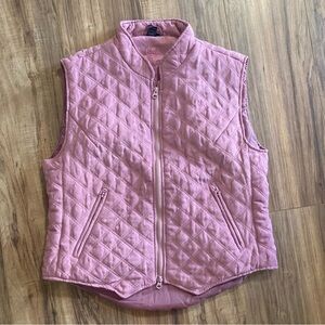 Prestige Riding Image Pink Zip Up Womens Quilted Equestrian Riding Vest Size‎ XL